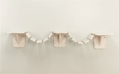 Trixie Climbing / Scrambling Ladder Wall White 150X30 Cm