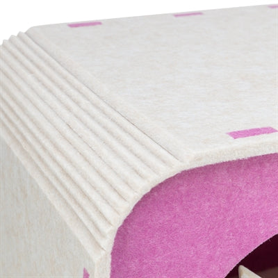 Trixie Play Box Merle Square Felt Sand / Pink 58X27X29 Cm