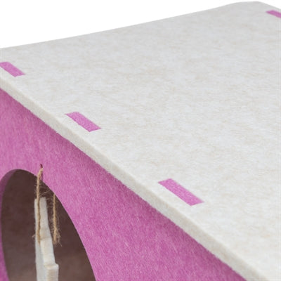 Trixie Play Box Merle Square Felt Sand / Pink 58X27X29 Cm
