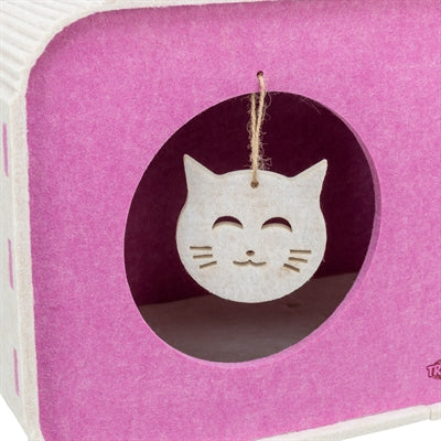 Trixie Play Box Merle Square Felt Sand / Pink 58X27X29 Cm