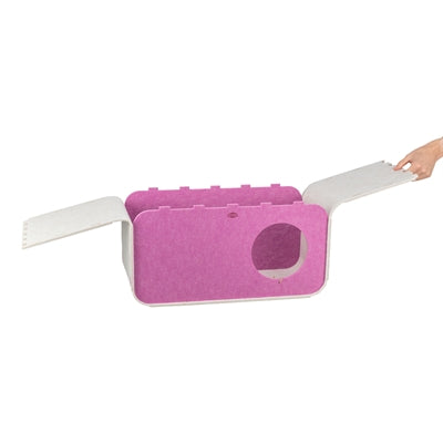 Trixie Play Box Merle Square Felt Sand / Pink 58X27X29 Cm