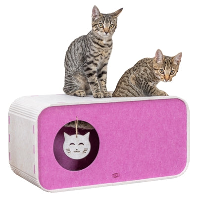 Trixie Play Box Merle Square Felt Sand / Pink 58X27X29 Cm