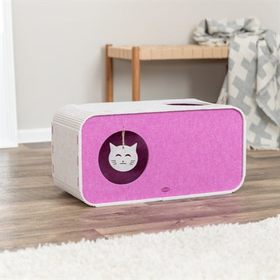 Trixie Play Box Merle Square Felt Sand / Pink 58X27X29 Cm