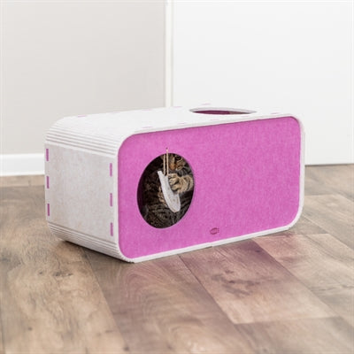 Trixie Play Box Merle Square Felt Sand / Pink 58X27X29 Cm